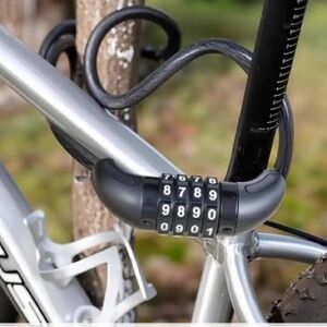 Black Combination Bike Lock